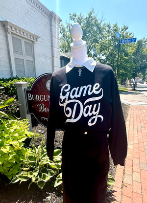 Game Day Vintage Distressed Sweatshirt