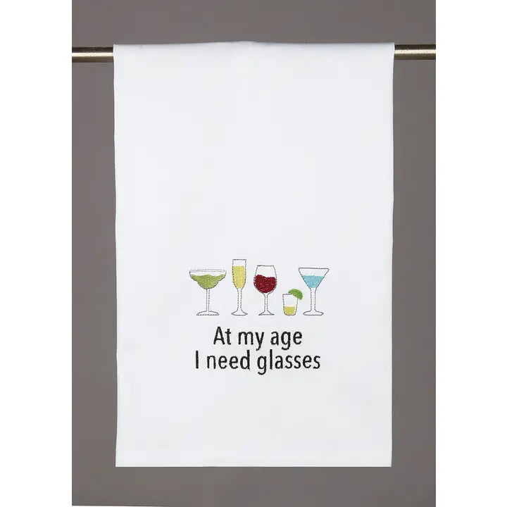 I need Glasses Kitchen Towel