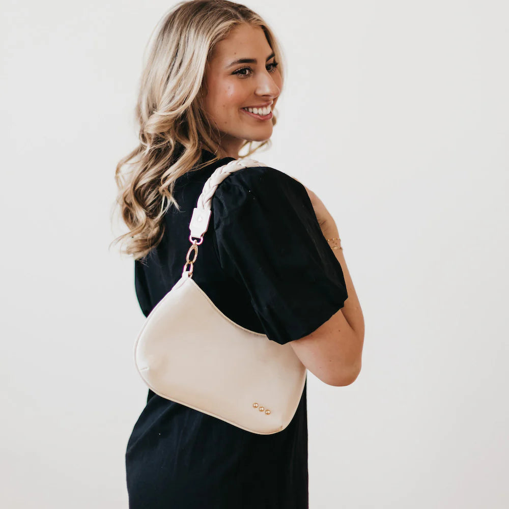 Braided Vegan Leather Crossbody